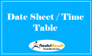 JRNRVU Date Sheet 2023 PDF | Check UG & PG Exam Time Table