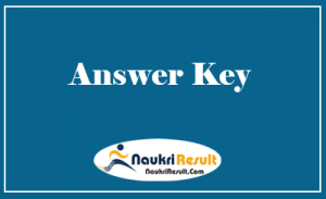 RSGSML Assistant Distillery Chemist Answer Key 2021 | Check Exam Key