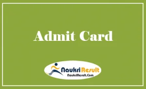 CCRAS Group C Admit Card 2021 | Check LDC & UDC Exam Date