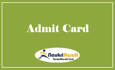 OSSSC Revenue Inspector Admit Card 2021 | Check OSSSC Exam Date