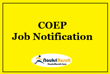 COEP Recruitment 2021 | 96 Posts | Eligibility | Salary | Apply