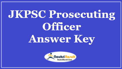 JKPSC Prosecuting Officer Answer Key 2021 | Exam Key | Objections