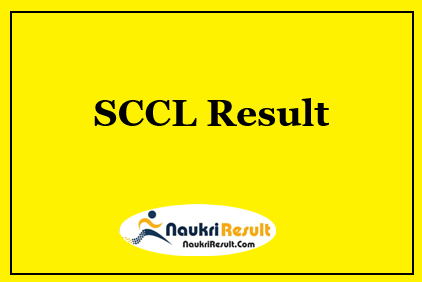 SCCL Junior Staff Nurse Result 2021 | SCCL Cut Off | Merit List