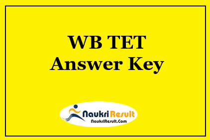 WB TET Answer Key 