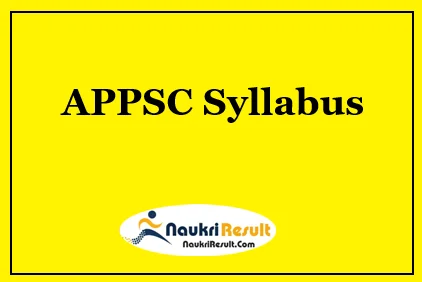 APPSC Syllabus