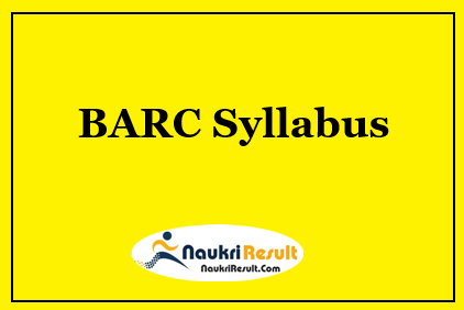 BARC Driver Sub Officer Syllabus 2023 PDF | Exam Pattern