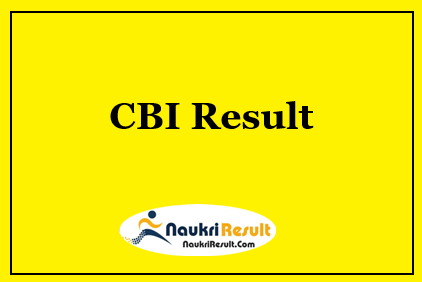 Central Bank of India SO Result 2022 | CBI Cut Off Marks | Merit List