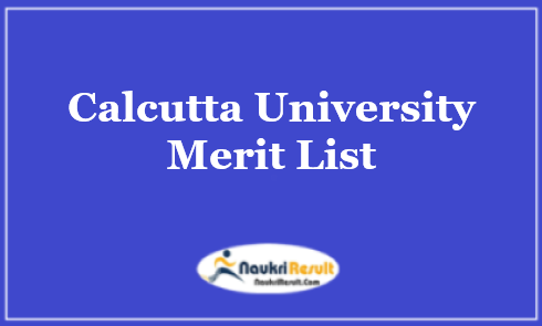 Calcutta University PG Merit List 2021 | MA MCom Admission List