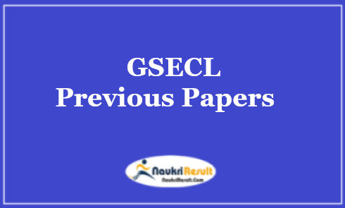 GSECL Previous Question Papers PDF | GSECL Exam Pattern 