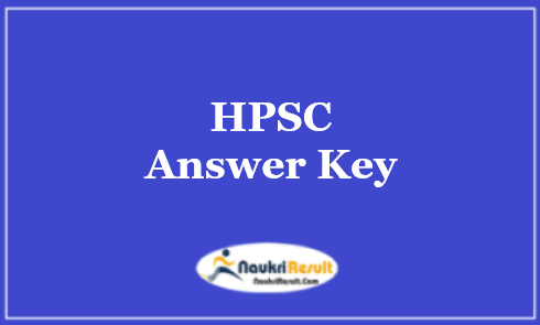 HPSC HCS Answer Key 2021 PDF | HCS Exam Key | Objections