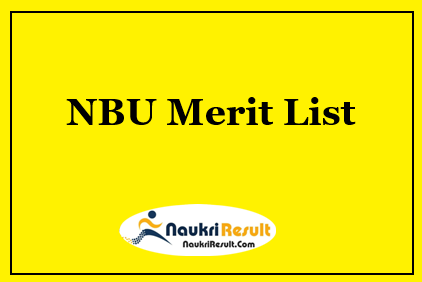 NBU Merit List