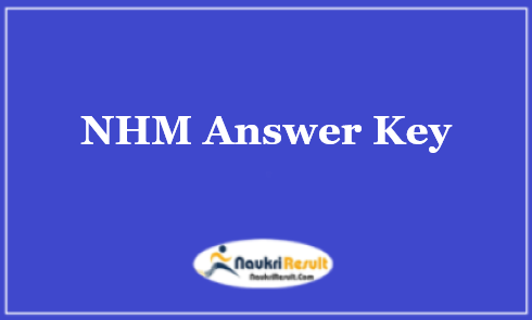 NHM Tripura CHO Answer Key 2022 Download | Set Wise CHO Exam Key