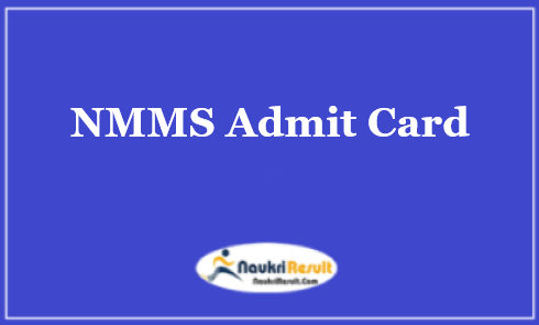 NMMS Karnataka Admit Card 2022 Download | Stage 1 Exam Date Out
