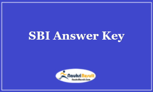 SBI Pharmacist Answer Key 2021 | Exam Key | Objections @ sbi.co.in