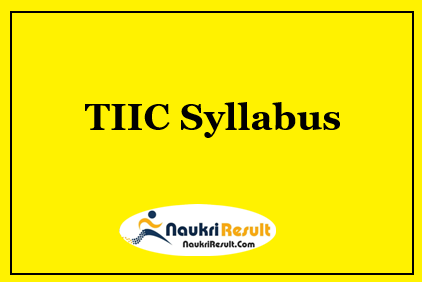 TIIC Syllabus