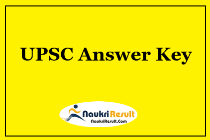 UPSC SO Steno Answer Key 2022 | Exam Key, Objections