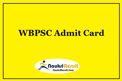 WBPSC Limited Departmental Exam Admit Card 2022 | Exam Date Out