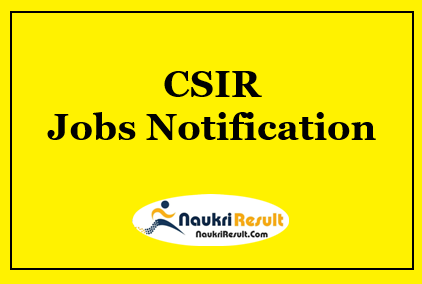 CSIR NEIST Project Staff Jobs Notification 2022 | Eligibility | Salary | Apply