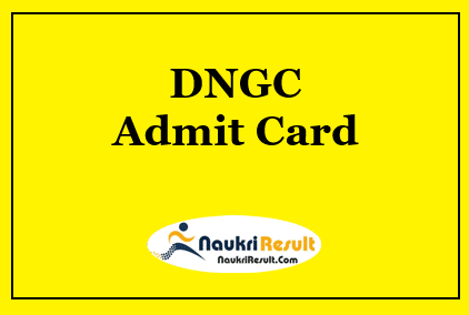 DNGC Admit Card 2023 Download | UG & PG Semester Exam Date