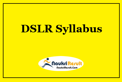 DSLR Goa Field Surveyor Syllabus 2023 PDF | DSLR Exam Pattern