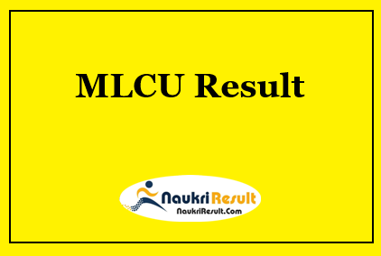 MLCU Result 2021 | Martin Luther Christian University UG & PG Results