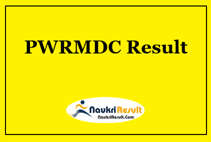 PWRMDC Tubewell Operator Electrician Result 2021 | Cut Off | Merit List
