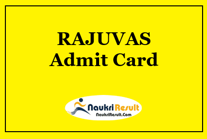 RAJUVAS Admit Card 2021 | UG & PG Exam Date @ rajuvas.org