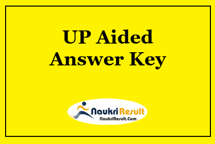 UP Aided Answer Key
