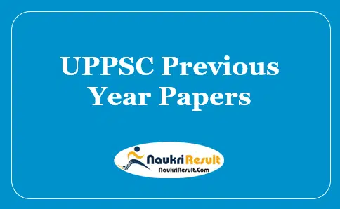 UPPSC Previous Year Papers