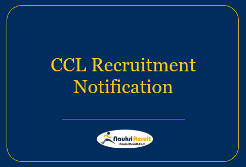 CCL Recruitment Notification 