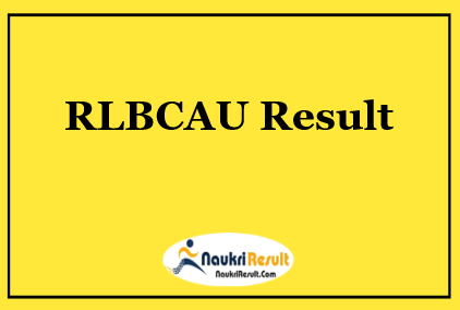RLBCAU Personal Assistant Result 2021 | Cut Off Marks | Merit List
