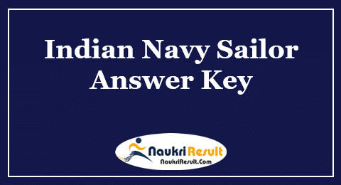 Indian Navy Sailor Answer Key 2021 | AA SSR Exam Key | Objections