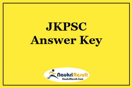 JKPSC ARCS Answer Key 2021 Download | Exam Key | Objections