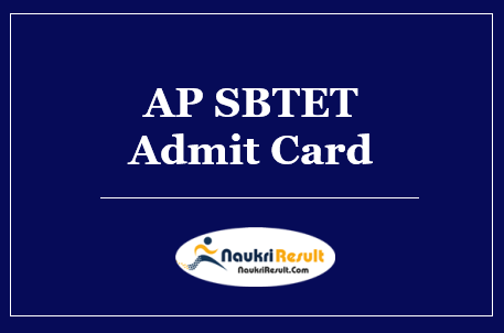 AP SBTET CCIC Admit Card 2022 Download @ sbtetap.gov.in