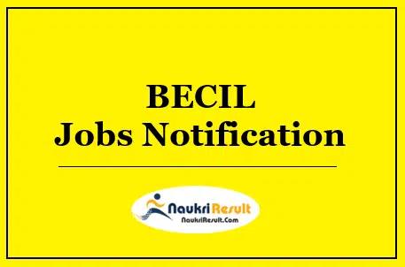 BECIL MTS Medical Lab Technologist Jobs 2022 | Eligibility, Salary