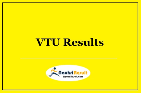 VTU Exam Results 2022 Download | UG & PG Semester Result