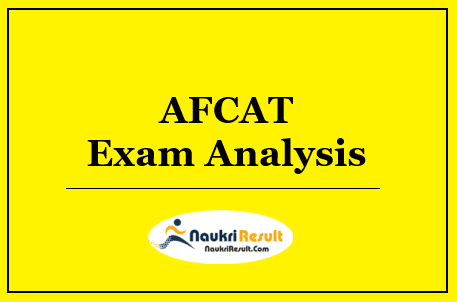 AFCAT 1 Exam Analysis 2022 | Difficulty Level | Good Attempts