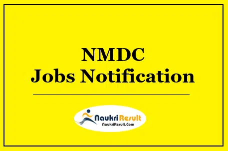 NMDC Trade Apprentice Jobs 2022 | Eligibility, Salary, Walkin Date
