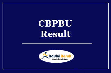 CBPBU Result 2022 Download | UG & PG Semester Exam Results