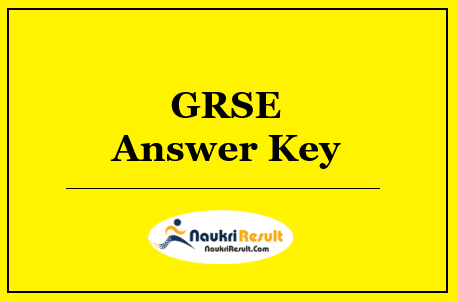 GRSE Assistant Manager Answer Key 2022 | AM Exam Key | Objections
