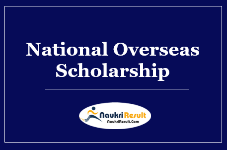 National Overseas Scholarship