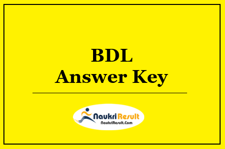 BDL Management Trainee Answer Key 2022 | MT Exam Key | Objections