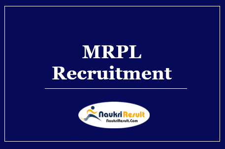 MRPL Recruitment 2022 | Eligibility | Salary | Application Form | Apply Now