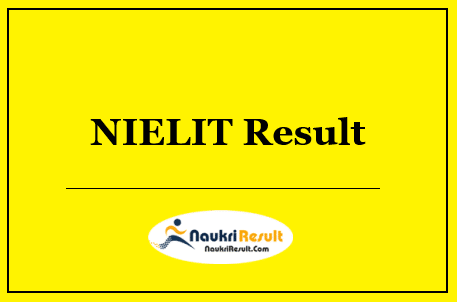 NIELIT CCC BCC Result 2022 Download | CCC BCC Exam Results