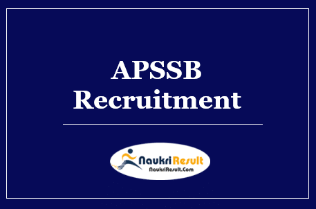 APSSB Recruitment 2022 | Eligibility | Salary | Application Form | Apply
