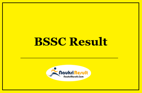 BSSC Mines Inspector Result 2022 Download | Cut Off Marks | Merit List