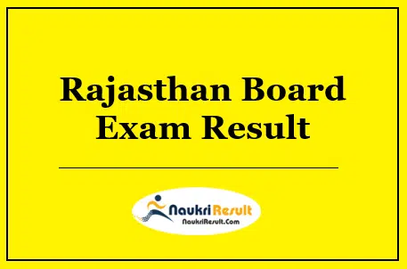 Rajasthan Board Result 2022 Download | RBSE 10th & 12th Cut Off Marks