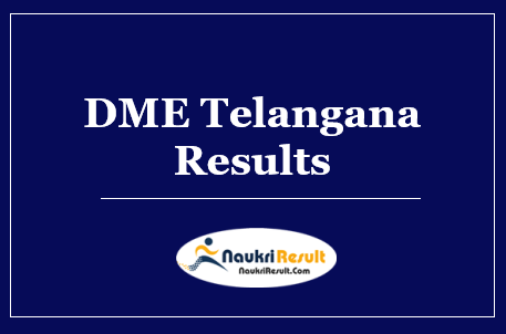 DME Telangana GNM Results 2022 Download | TN GNM Results Out