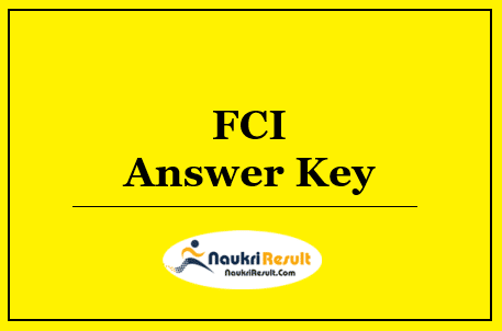 FCI Haryana Watchman Answer Key 2022 Download, Exam Key, Objection