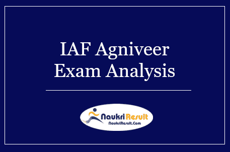IAF Agniveer Exam Analysis 2022 | Difficulty Level, Exam Review